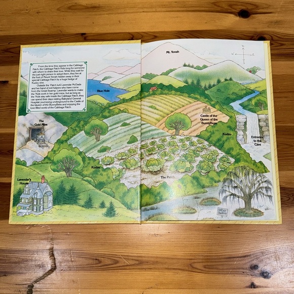 Cabbage Patch Kids The Big Bicycle Race, Vintage 1984 Hard Cover Children’s Book - Picture 3 of 4